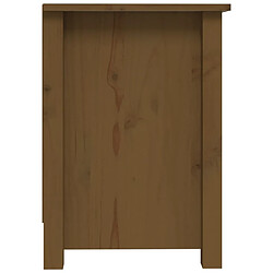 Acheter vidaXL Meuble TV Marron miel 103x36,5x52 cm Bois de pin massif