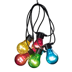 KONSTSMIDE Guirlande lumineuse avec 10 ampoules Multicolore