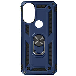 Avizar Coque Motorola Moto G71 5G Hybride Bague Support Vidéo bleu