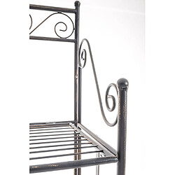 Decoshop26 Etagère sur pieds avec 5 niveaux rangement balcon terrasse salon pliable en métal bronze 10_0003969 pas cher