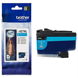 Cartouche d'Encre - Imprimante LC427XLC - BROTHER - Cyan - 5000 pages - Pour Brother MFC-J6955DW, MFC-J6957DW, MFC-J5955DW et HL-J6010DW