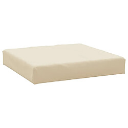 Acheter vidaXL Coussins de palette lot de 2 beige tissu oxford