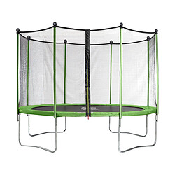 Habitat Et Jardin Trampoline Yoopi 2 - Ø 4.25 m - Avec filet + échelle + couverture + kit d'ancrage