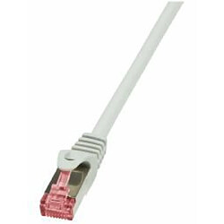 Avis LogiLink Câble patch, Cat.6, S/FTP, 5,0 m, gris ()