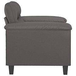 Acheter Maison Chic Fauteuil Relax pour salon | Fauteuil Gris 60 cm Similicuir -GKD41904