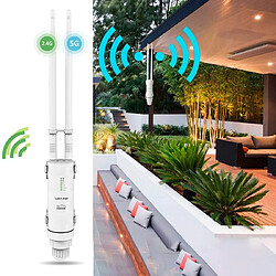 Amplificateur De Signal Wi-Fi Extérieur Dual Band Jusqu'à 600Mbps Facile à Installer YONIS