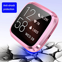 Avis Wewoo Boîtier de montre Housse en TPU à couverture totale pour Fitbit Versa 2 rose