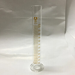 Avis Bec Gradué Professionnel De Laboratoire De Chimie De Cylindre De Mesure En Verre 250ml