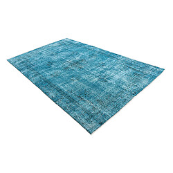 Vidal Tapis de laine 254x155 turquoise Ultra Vintage pas cher