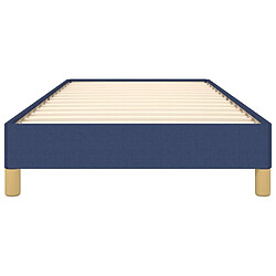 Maison Chic Lit adulte - Lit simple Cadre de lit,Structure du lit Contemporain Bleu 90x190 cm Tissu -MN16818 pas cher