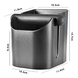 Avis Café Knock Box Grind Container Espresso Bin Anti Slip Knock Bar Style02