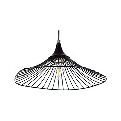 Beliani Lampe suspension MAZARO Métal Noir