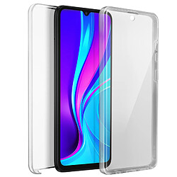 Avizar Coque Xiaomi Redmi 9C Protection Arrière Rigide + Avant Souple Transparent