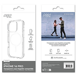 My Way Myway Coque de Protection pour iPhone 16 Pro MagSafe Transparent