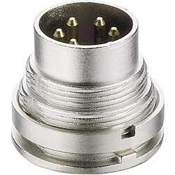 Lumberg DIN-Rundsteckverbinder Stecker, Einbau vertikal Polzahl: 3 argent SGV 30 1St.