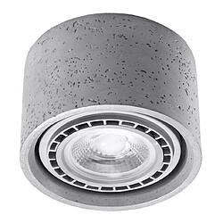 Sollux Downlights à encastrer ronds gris clair GU10