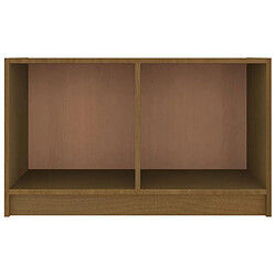 Acheter vidaXL Meuble TV Marron miel 70x33x42 cm Bois de pin massif