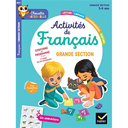 Activités de français : grande section, 5-6 ans : conforme au programme