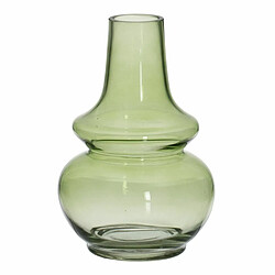 BigBuy Home Vase Vert Verre 13 x 13 x 19 cm