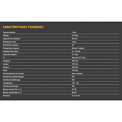 DeWalt - Cloueur connecteur métal 18V XR 2Spcs Brushless 35-60 mm sans batterie ni chargeur