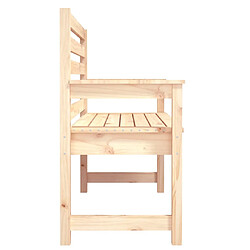 Acheter vidaXL Banc de jardin 109x48x91,5 cm bois massif de pin