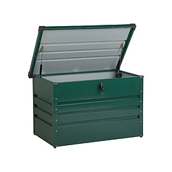 Beliani Coffre 100 x 62 cm Vert foncé CEBROSA