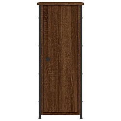 Acheter vidaXL Table de chevet chêne marron 32x42x80 cm bois d'ingénierie