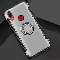 Wewoo Coque Étui de protection magnétique à 360 degrés avec bague de rotation pour Vivo NEX A argent