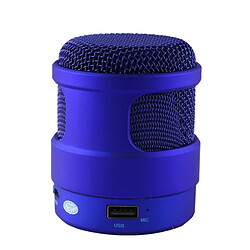 Acheter Wewoo Enceinte Bluetooth d'intérieur bleu Portable Stéréo Musique Sans Fil Haut-Parleur, MIC Intégré, Appels Mains Libres & Carte TF & AUX Audio & Fonction FM, Distance: 10m