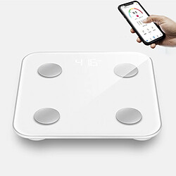 Universal Balance Bluetooth pour la graisse corporelle Balance BMI Balance numérique à LED Balance intelligente Analyseur de composition du corps Balance sanitaire