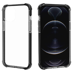 Coque en acrylique transparent épaissi aux, antichoc noir pour votre Apple iPhone 13 6.1 pouces