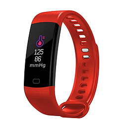 Wewoo Bracelet connecté rouge 0,96 pouces écran couleur Bluetooth 4.0 Smart Bracelet, IP67 imperméable à l'eau, Mode Sport de soutien / Moniteur de fréquence cardiaque / de sommeil / Rappel d'information, Compatible avec Android et iOS Système