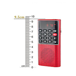 Acheter Universal Radio portable portable numérique FM USB TF lecteur MP3 récepteur radio DC 5V 0.5A haut-parleur avec magnétophone