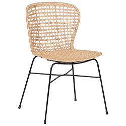 Acheter Beliani Chaise de salle à manger Set de 2 Rotin Naturel ELFROS