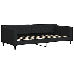 Acheter Maison Chic Lit d'appoint | Lit de jour avec lit gigogne | Lit de repos noir 90x200 cm tissu -GKD74348