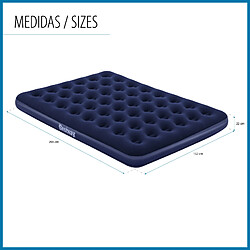 Acheter Matelas de Camping Gonflable Bestway Horizon Double 203x152x22 cm Supporte jusqu'à 300 Kg Couleur Bleu