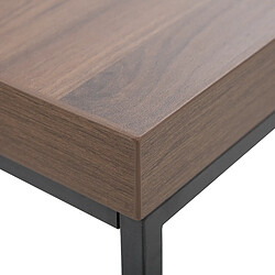 Acheter Beliani Table basse MDF Bois foncé DELANO