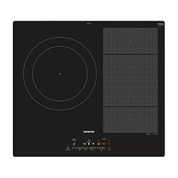 Table de cuisson induction 60cm 3 feux 7400w noir - ex611fjc1f - SIEMENS pas cher