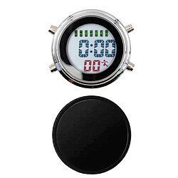 Avis Horloge Numérique étanche Mini-réveil Moto Yacht Boat Digital Clock Silver-Black