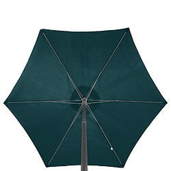 Avis Hesperide Parasol droit rond Anzio - Diam. 230 cm - Bleu canard