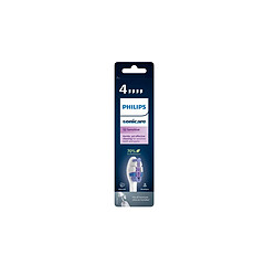 Lot de 4 brossettes pour brosses à dents électriques - HX6054.10 - PHILIPS pas cher