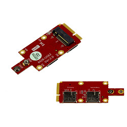 Kalea-Informatique Adaptateur M2 B Key miniPCIe pour M.2 NGFF 3G 4G 5G LTE GPS sur mPCIe