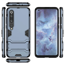 Coque en TPU hybride cool guard avec béquille bleu pour votre Xiaomi Mi 10 Pro