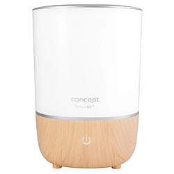 Concept ZV1200 Perfect Air Humidificateur d'air Diffuseur d'aromathérapie 4L 3 niveaux d'intensité de vapeur Blanc