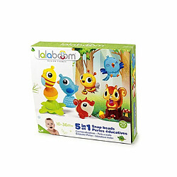 Jeu d éveil Lalaboom Coffret 3 animaux 8 perles et accessoires 25 pièces