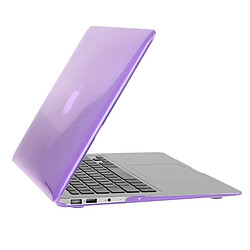 Wewoo Housse Étui Violet pour Macbook Air 13,3 pouces Chapeau-Prince 3 en 1 cristal dur coque en plastique de protection avec clavier de garde et prise de poussière de port