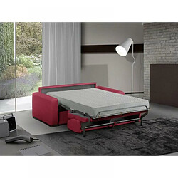 Avis Inside 75 Canapé lit 3-4 places MASTER convertible EXPRESS 160 cm polyuréthane Rouge MATELAS 18 CM INCLUS