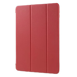 Avis Etui en PU tablette support en trois volets rouge pour votre Apple iPad 9.7 (2017)