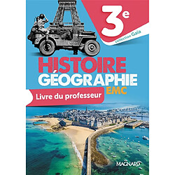 Histoire géographie, EMC 3e : livre du professeur - Occasion