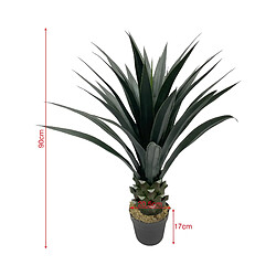 Avis Mobili Rebecca Plante artificielle Yucca Rebecca Mobili Sunko 90x30x30 Polyéthylène Vert Marron